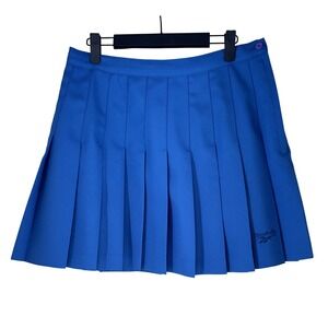 Reebok Pleated Athletic Skirt Womens Size 14 Blue Tennis Golf Skort 90's Y2K EUC